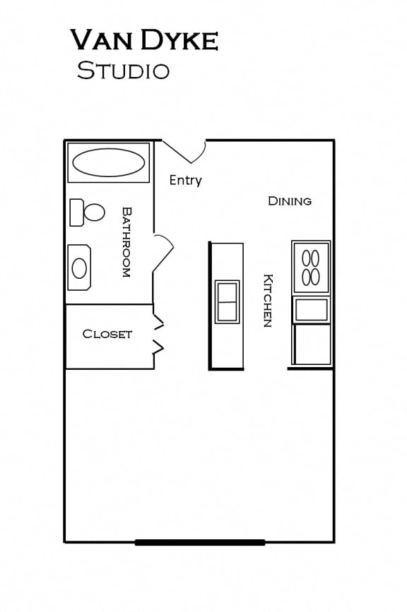 Floor Plans of Van Dyke Apartments in St. Paul, MN